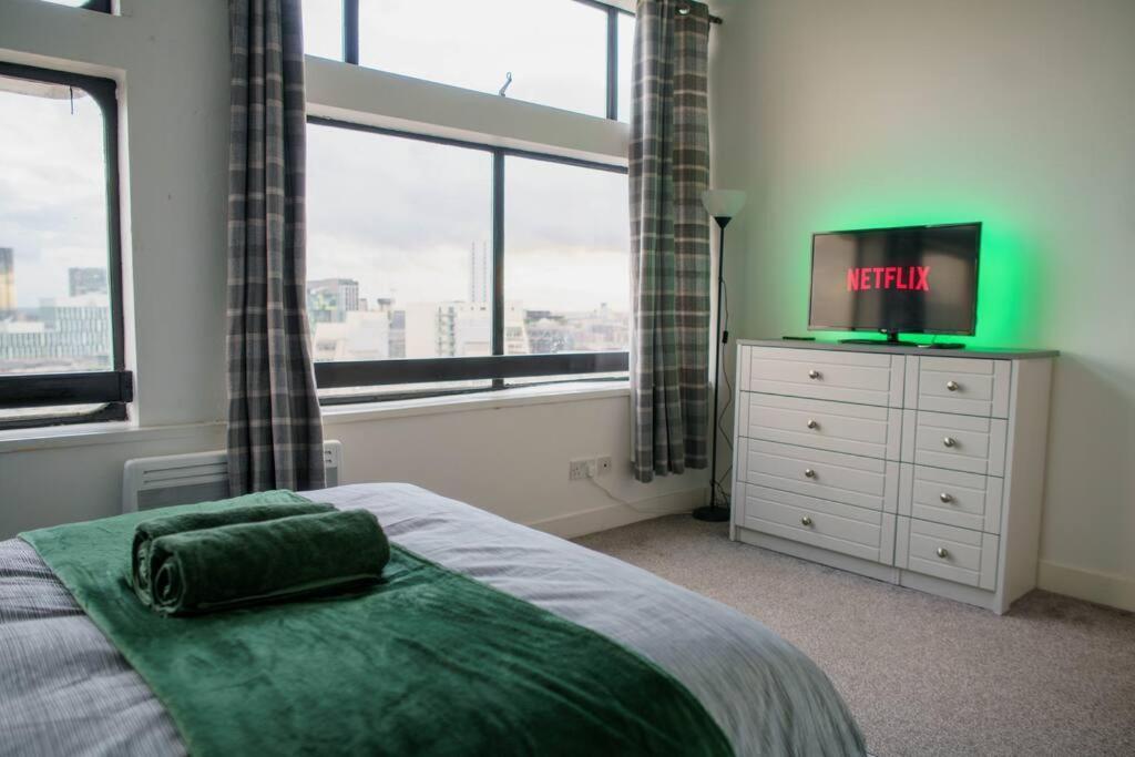 Manchester City Centre Apartment, Skyline View 外观 照片